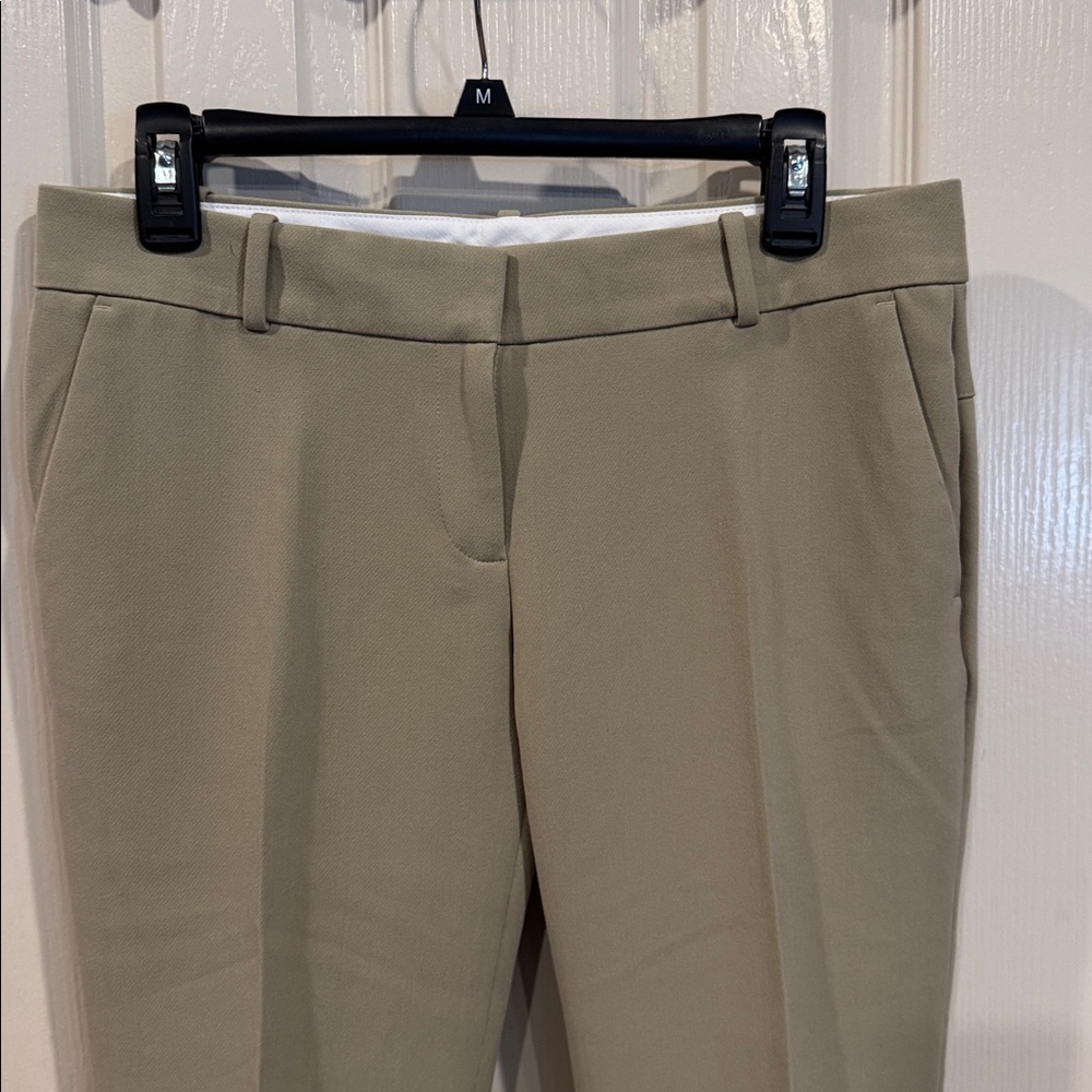Ann Taylor Khaki-Color Career Pants. Sz 4